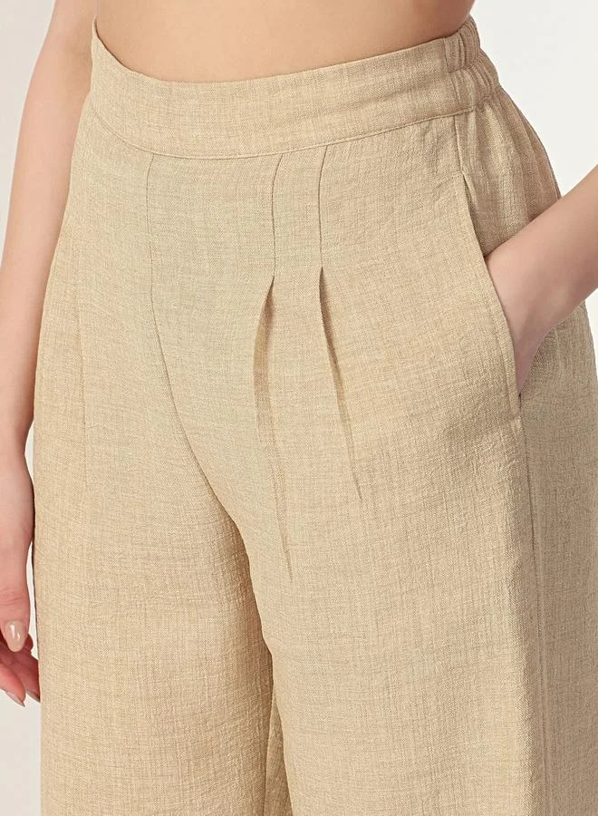 ميش بنطال بأرجل واسعة